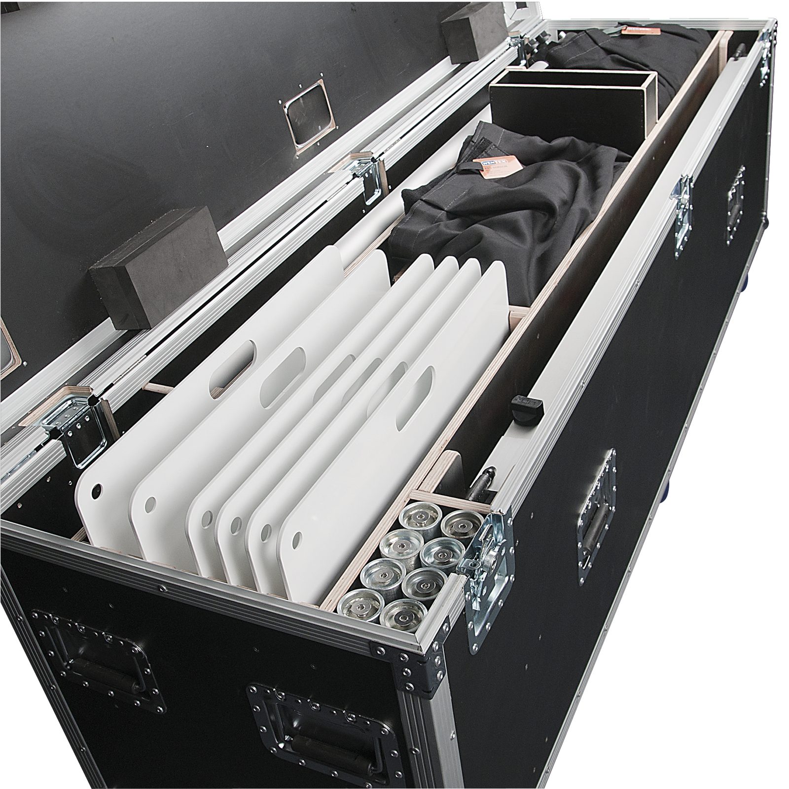 Valigia per Pipe & Drape con basi 60 cm, per setup fino 21 m - Wentex D7556