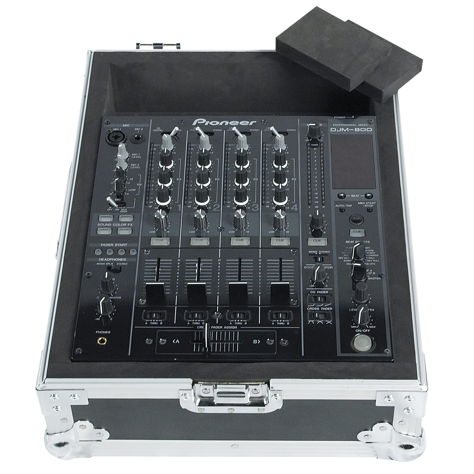 Flight Case per mixer Pioneer DJM con spazio cavi - Showgear D7567
