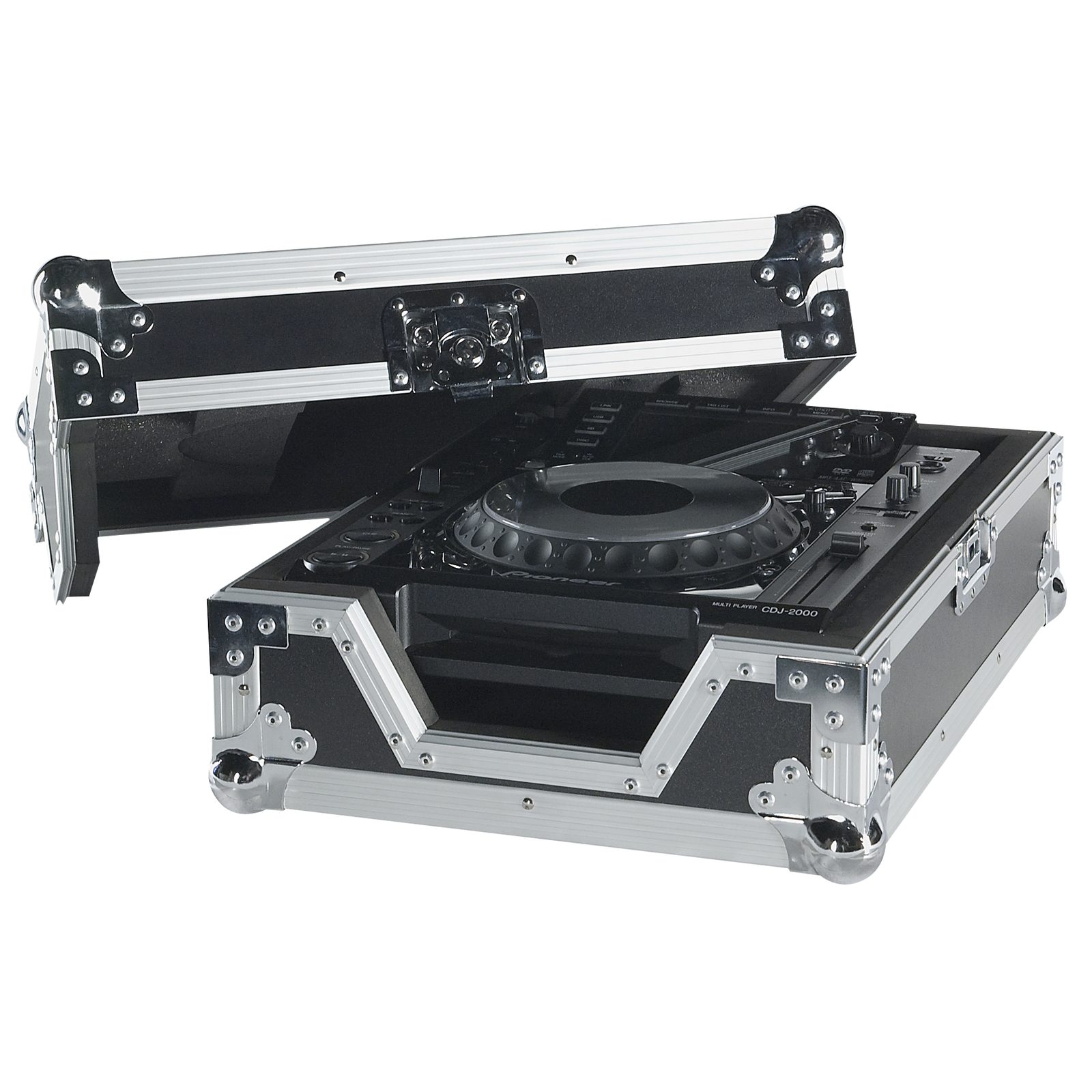 Flight Case per lettore Pioneer CDJ con spazio cavi - Showgear D7569