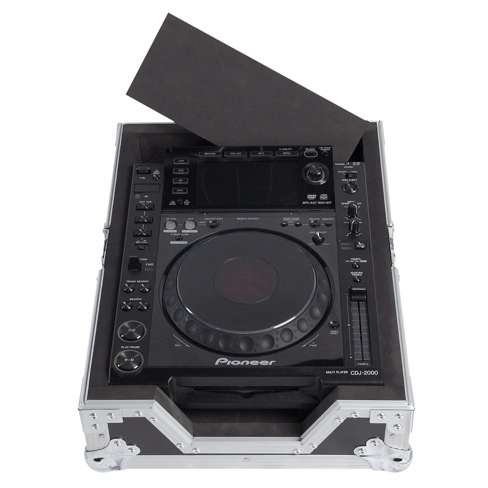 Flight Case per lettore Pioneer CDJ con spazio cavi - Showgear D7569