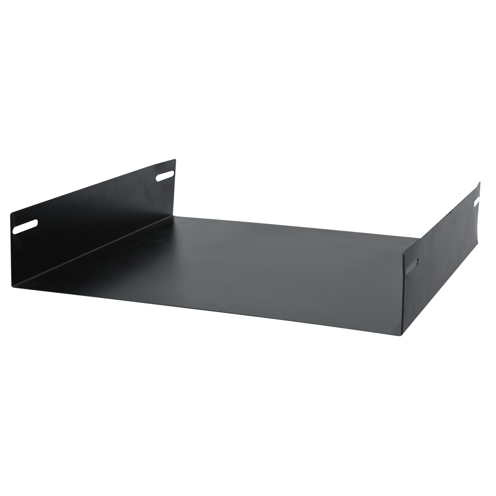 Ripiano per rack 19" 2U in acciaio nero - Showgear D7618