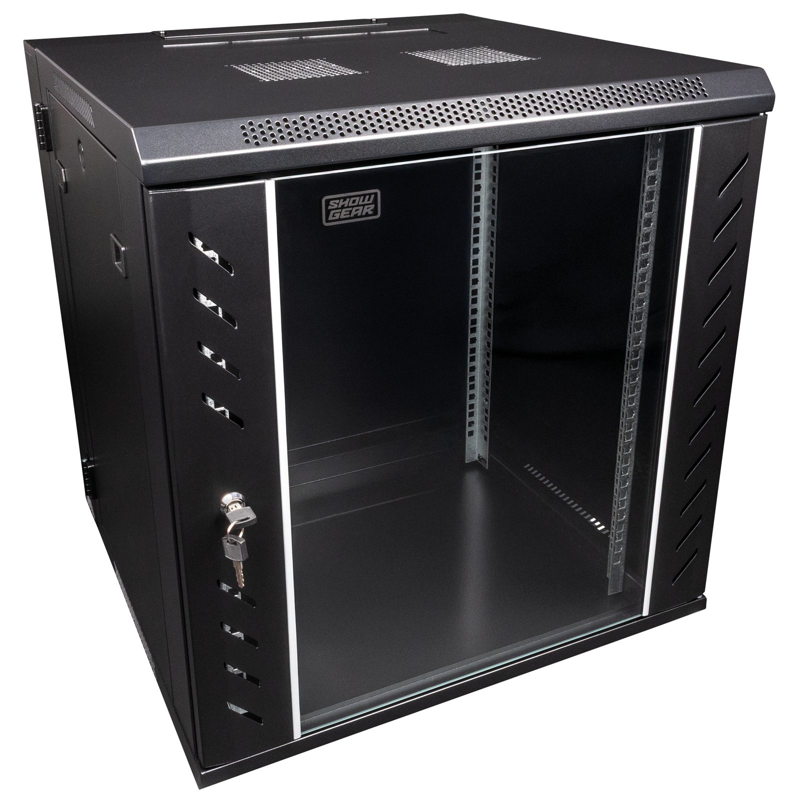 Rack a muro 12U 19" con porta in vetro - Showgear D7659