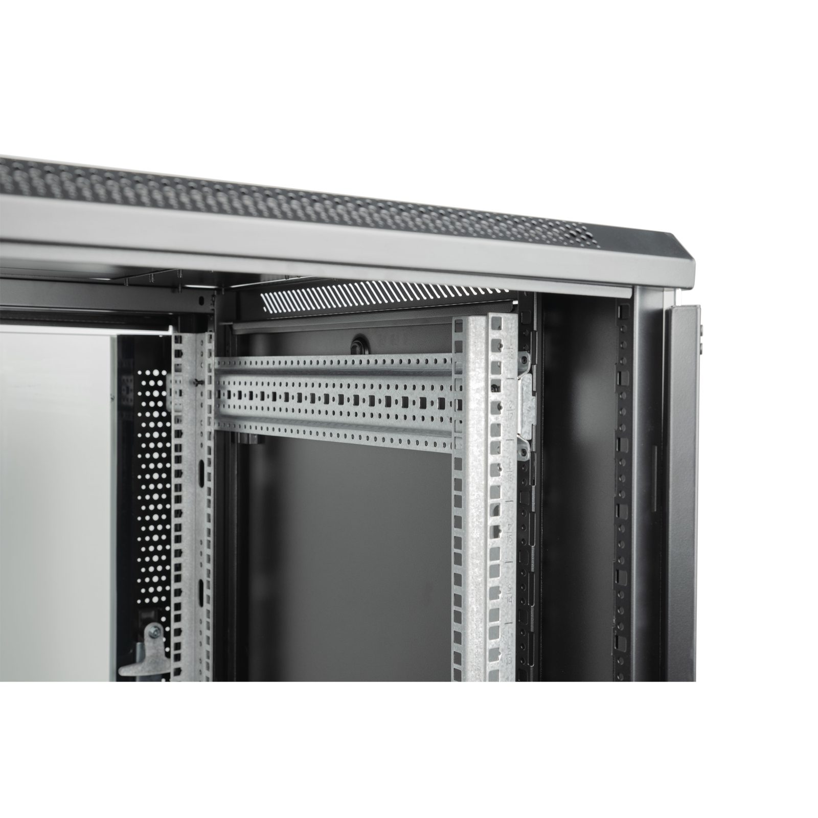 Armadio di rete 18U 19" con porta forata e ruote - Showgear D7670