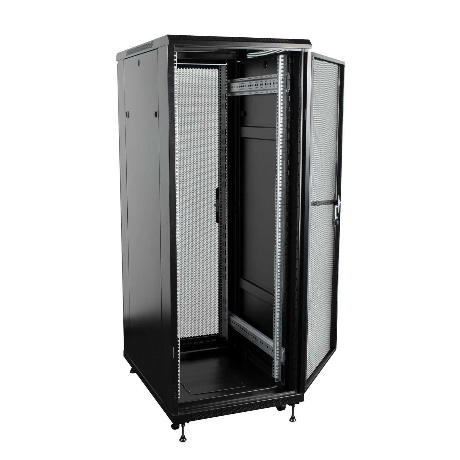 Armadio di rete 32U 19" con porta forata e ruote - Showgear D7672