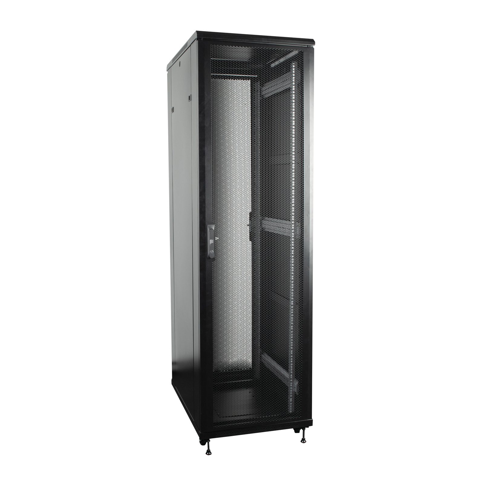 Armadio di rete 42U 19" con porta forata e ruote - Showgear D7673