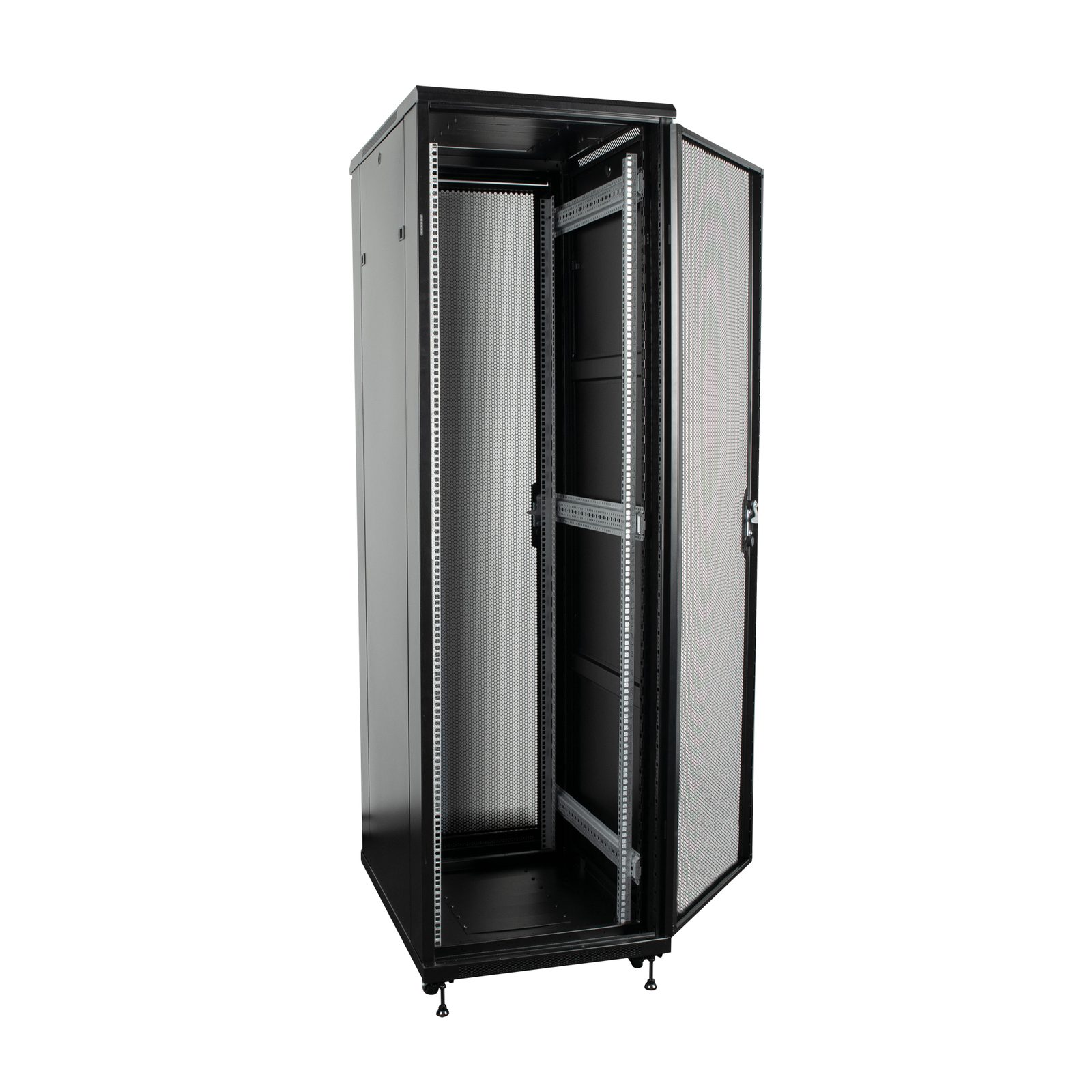 Armadio di rete 42U 19" con porta forata e ruote - Showgear D7673