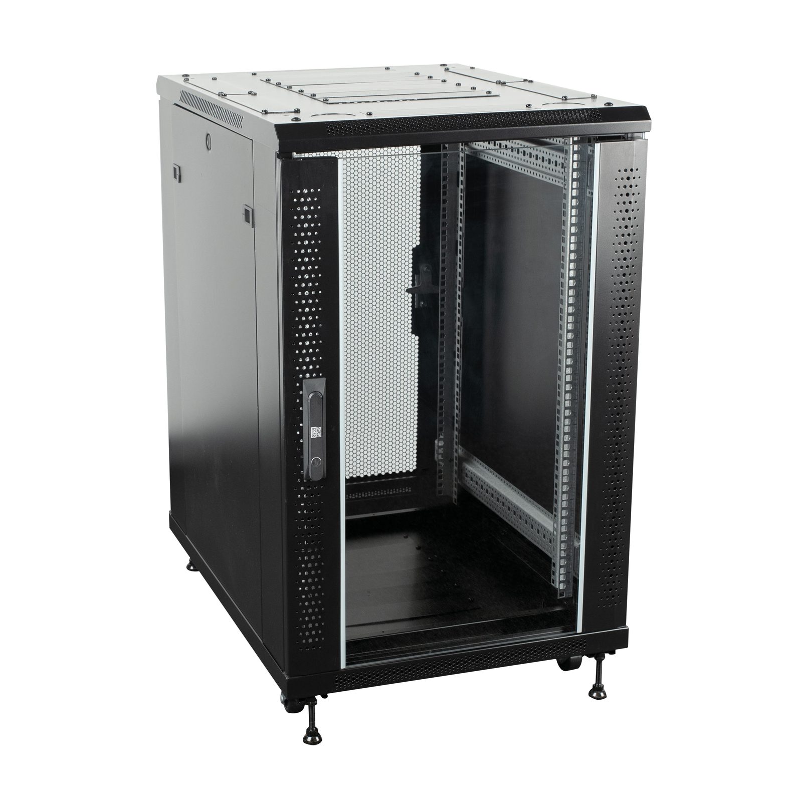 Armadio di rete 19" 18U con porta in vetro - Showgear D7674