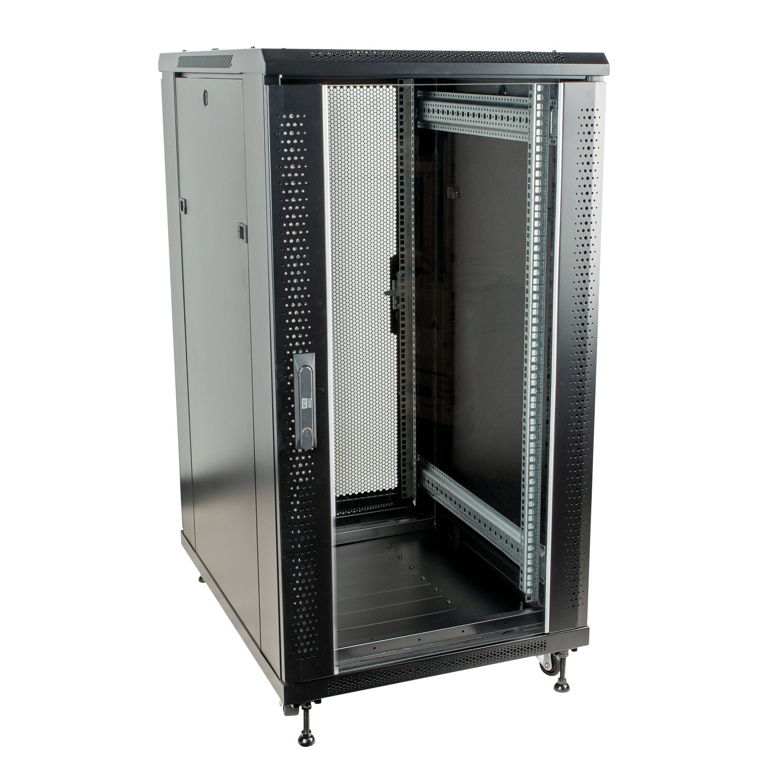 Armadio di rete 19" 22U con porta in vetro - Showgear D7675