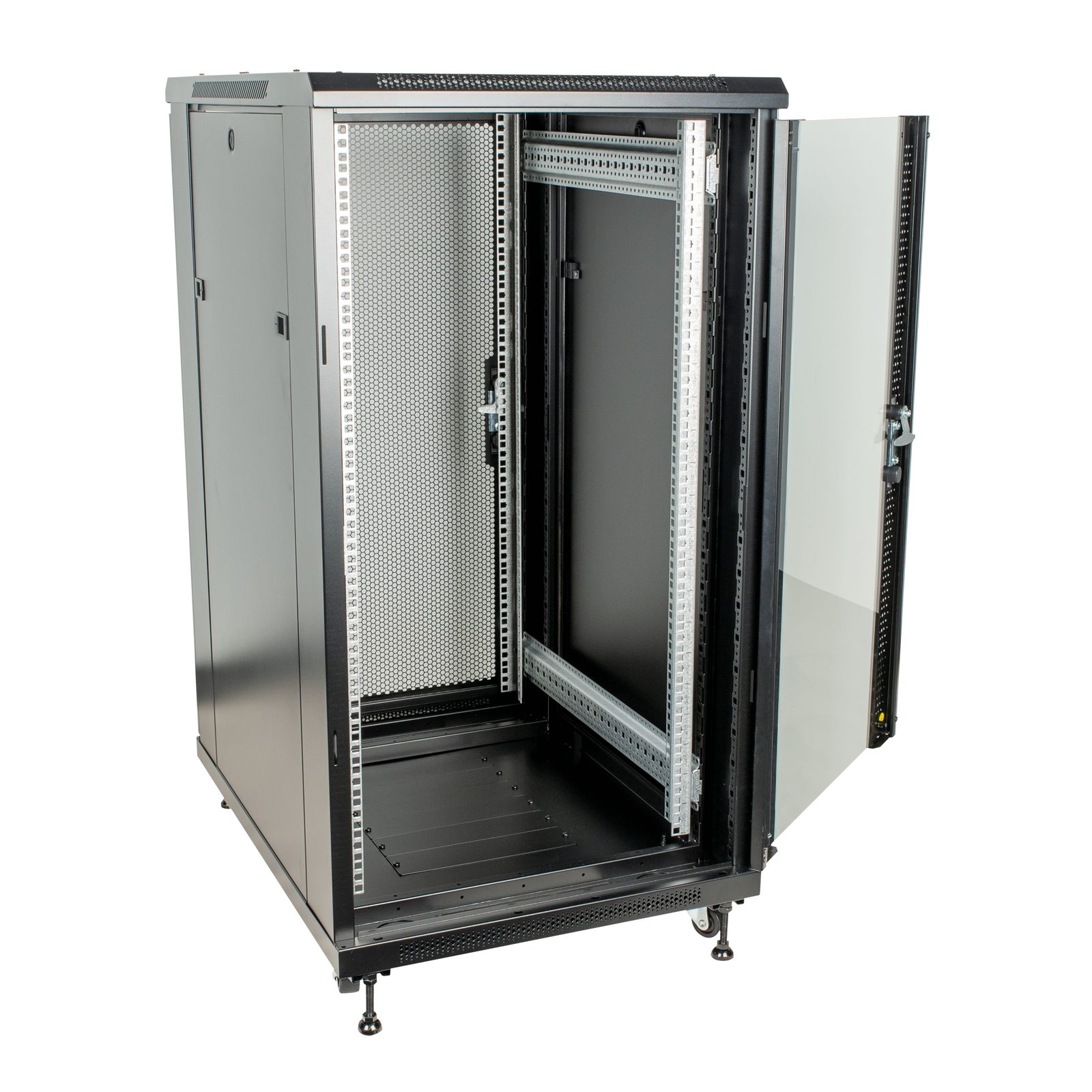 Armadio di rete 19" 22U con porta in vetro - Showgear D7675