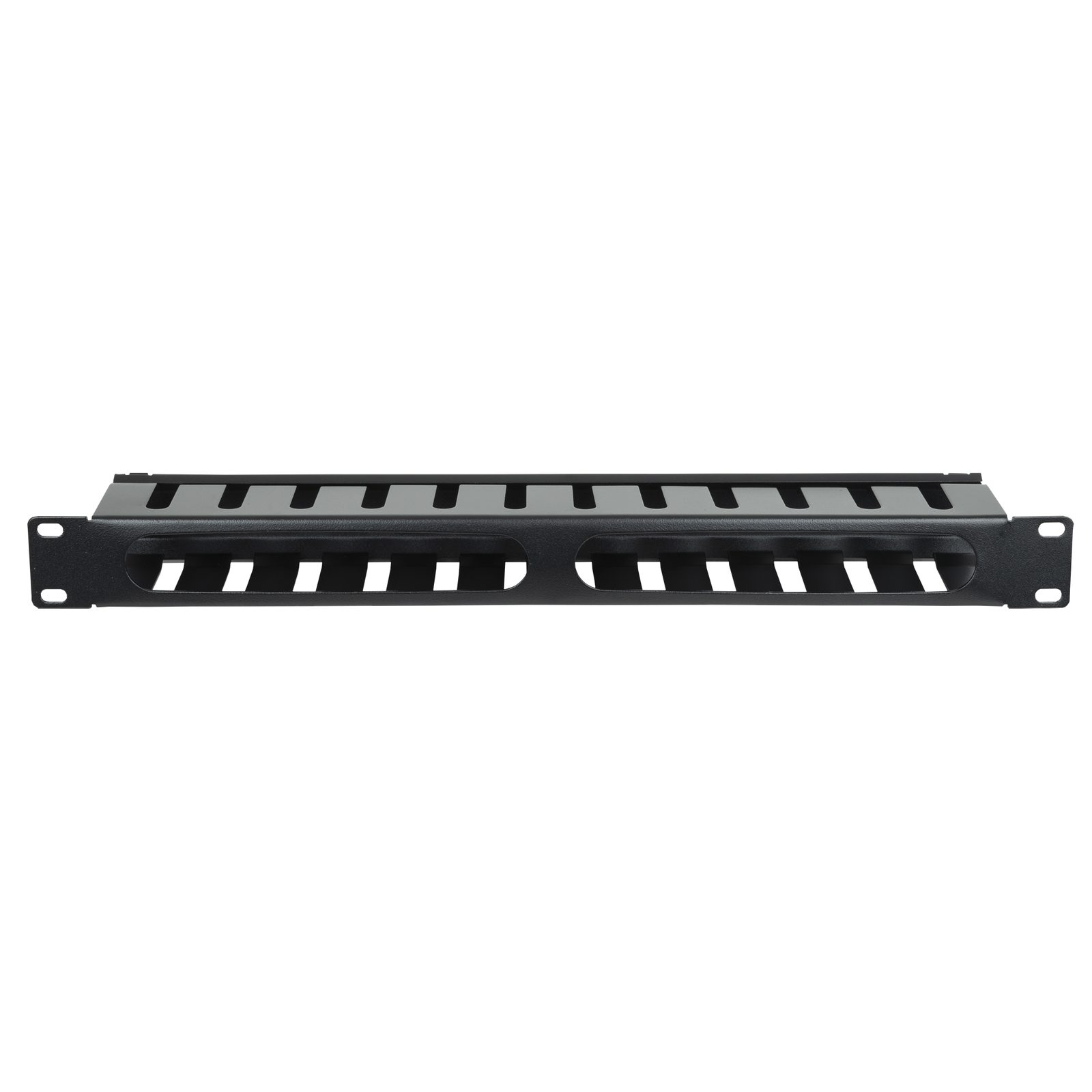 Gestione cavi 1U 12 fessure con coperchio per rack 19" - Showgear D7694