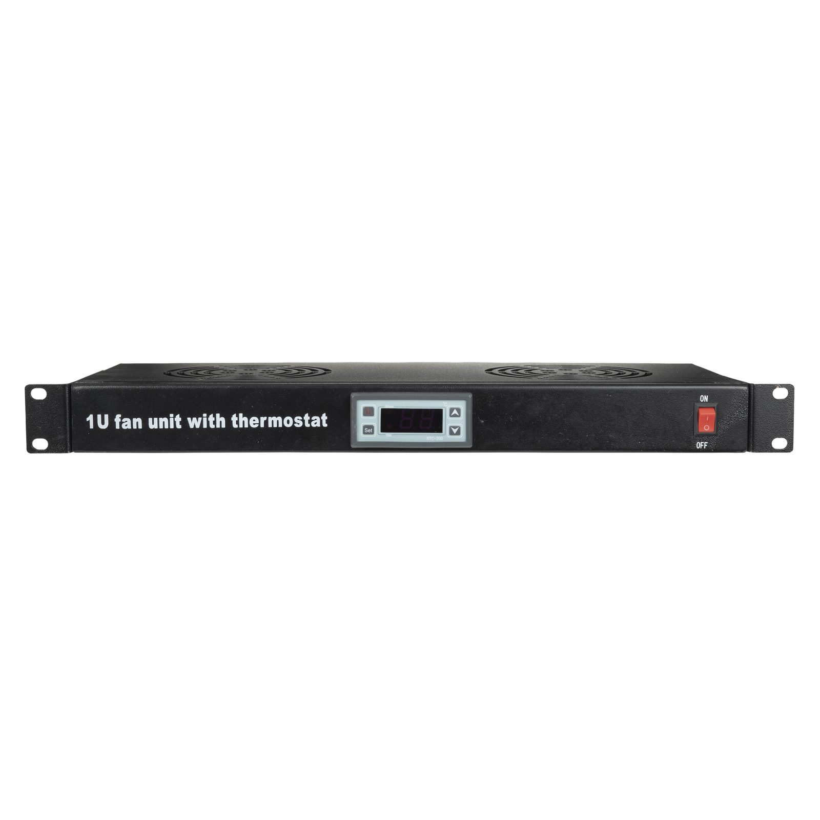 Unità di ventilazione 2 vie 1U termostata per rack 19" - Showgear D7695