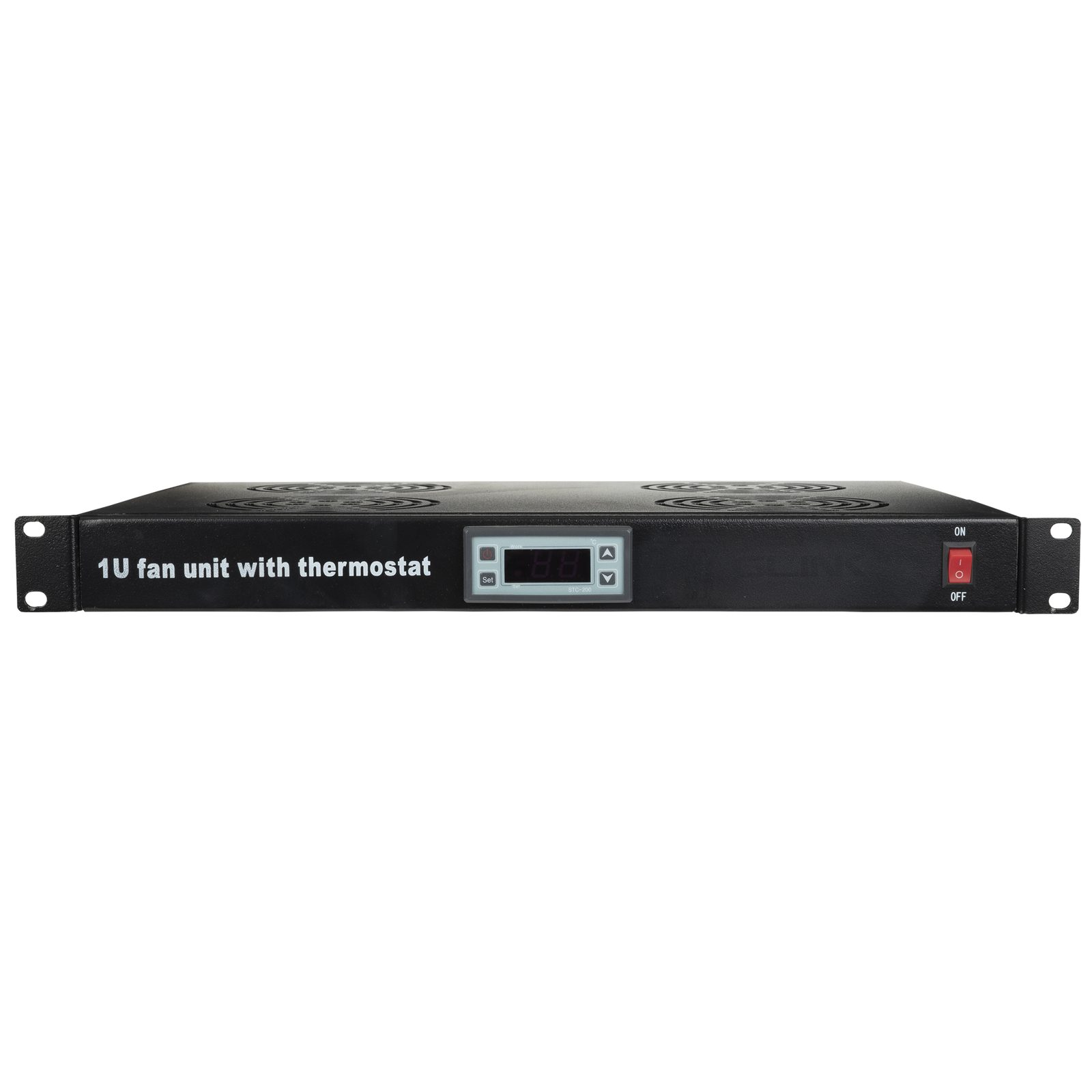 Unità ventilazione 4 vie 1U termostatata per rack 19" - Showgear D7696