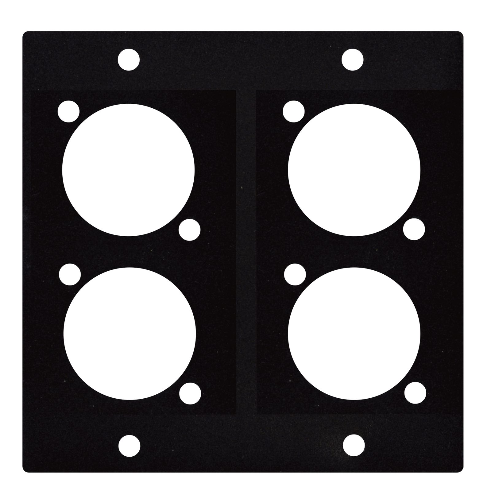 Pannello D-Size 2 segmenti 2U - Showgear D7717