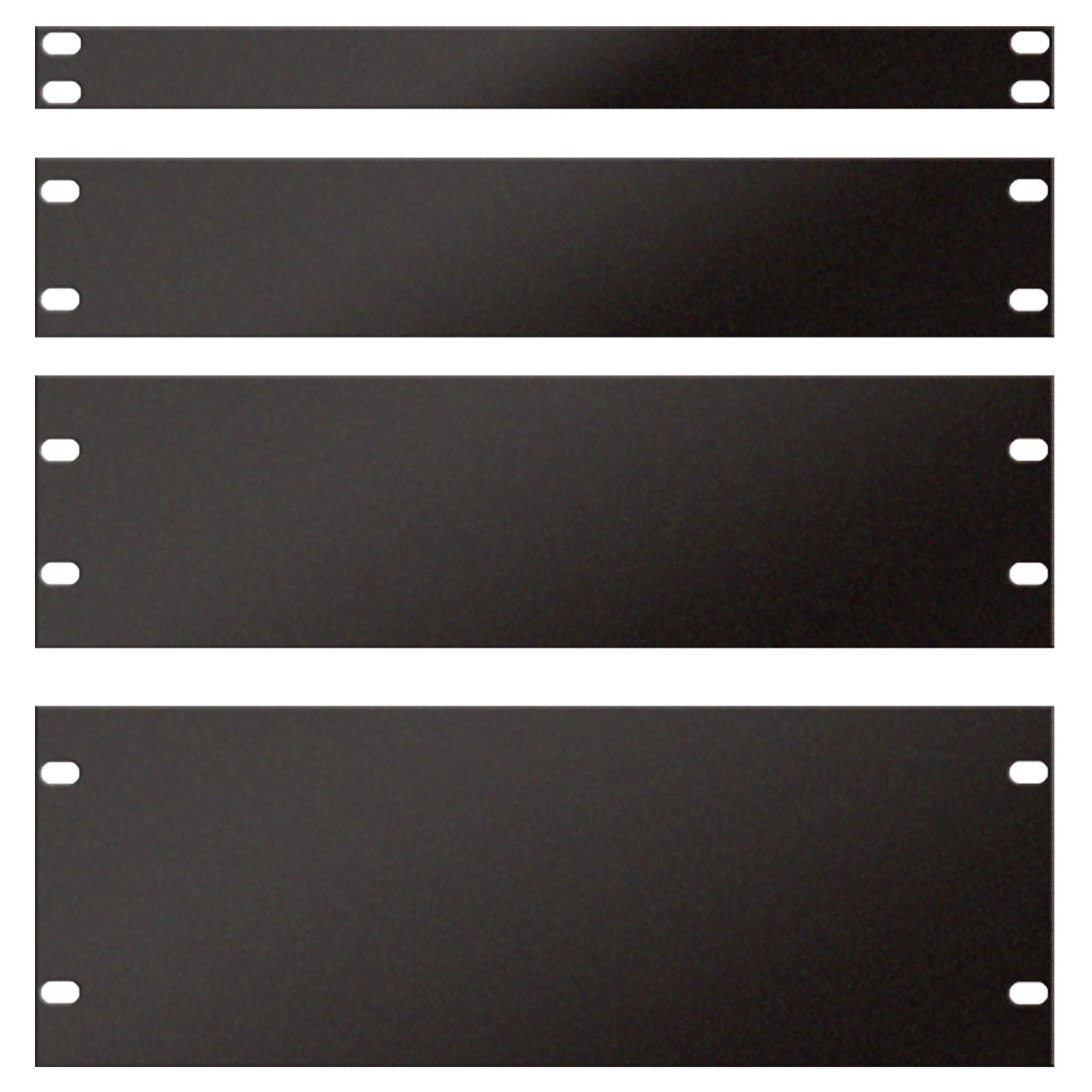 Piastra cieca 19" 1U nera - Showgear D7801