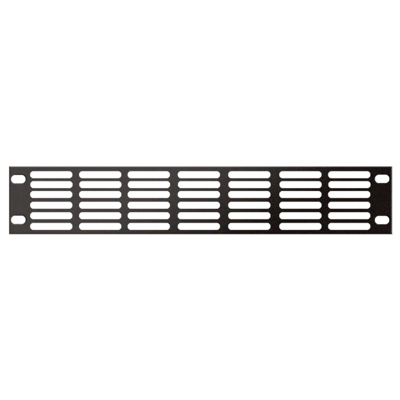 Pannello di ventilazione 19" 2U nero - Showgear D7807