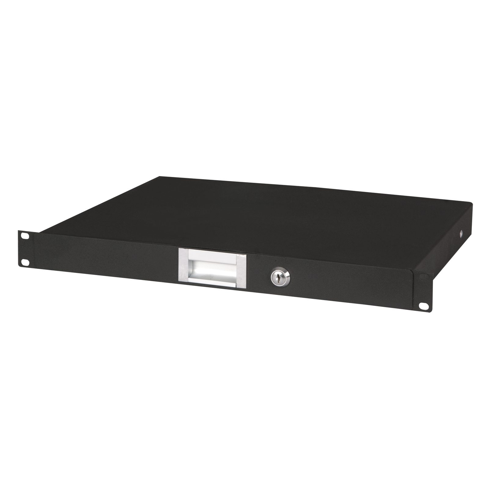 Cassetto 19" con serratura 1U nero - Showgear D7840