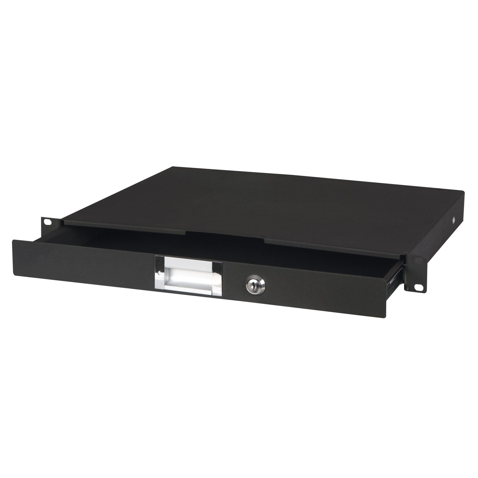 Cassetto 19" con serratura 1U nero - Showgear D7840