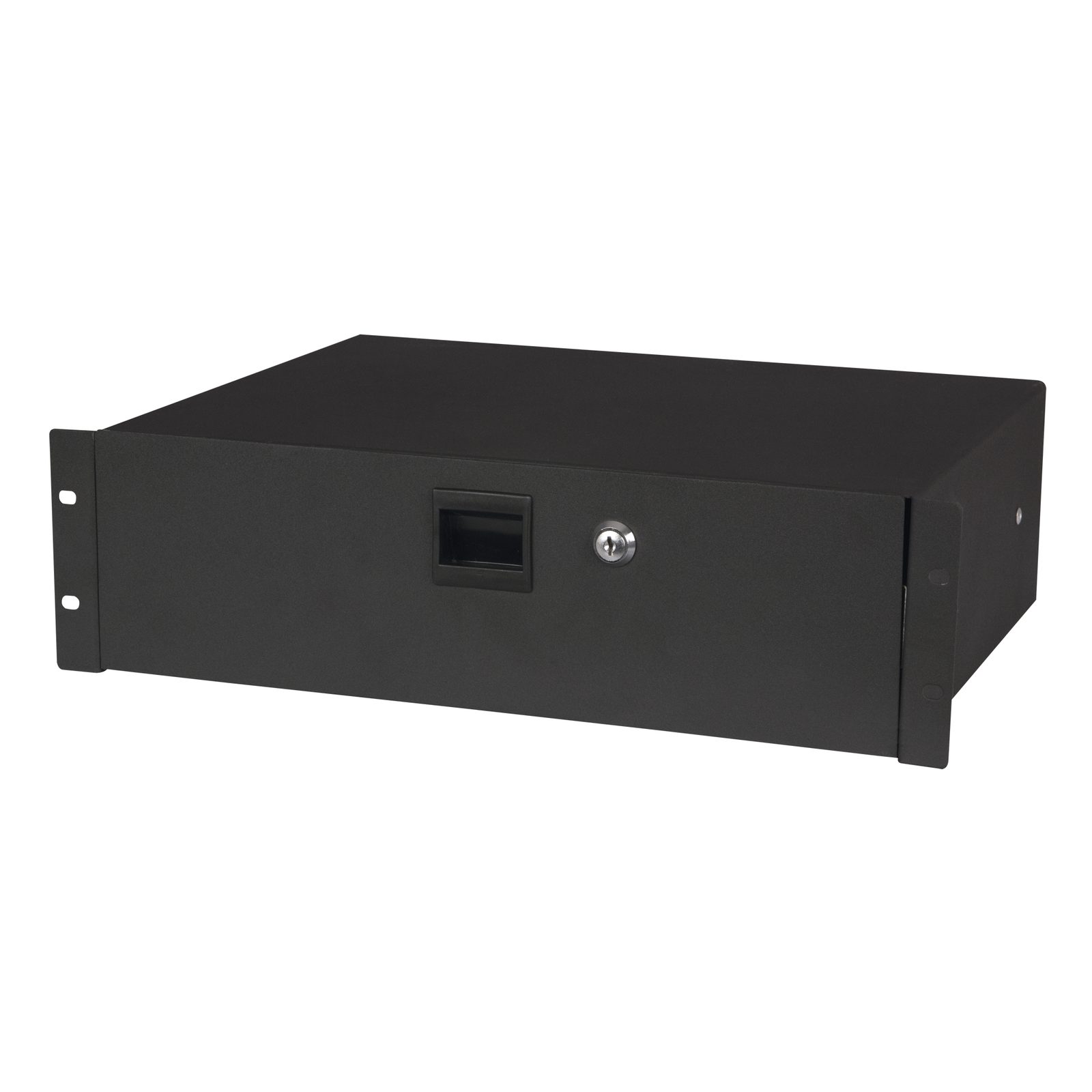 Cassetto 19" con serratura 3U nero - Showgear D7842