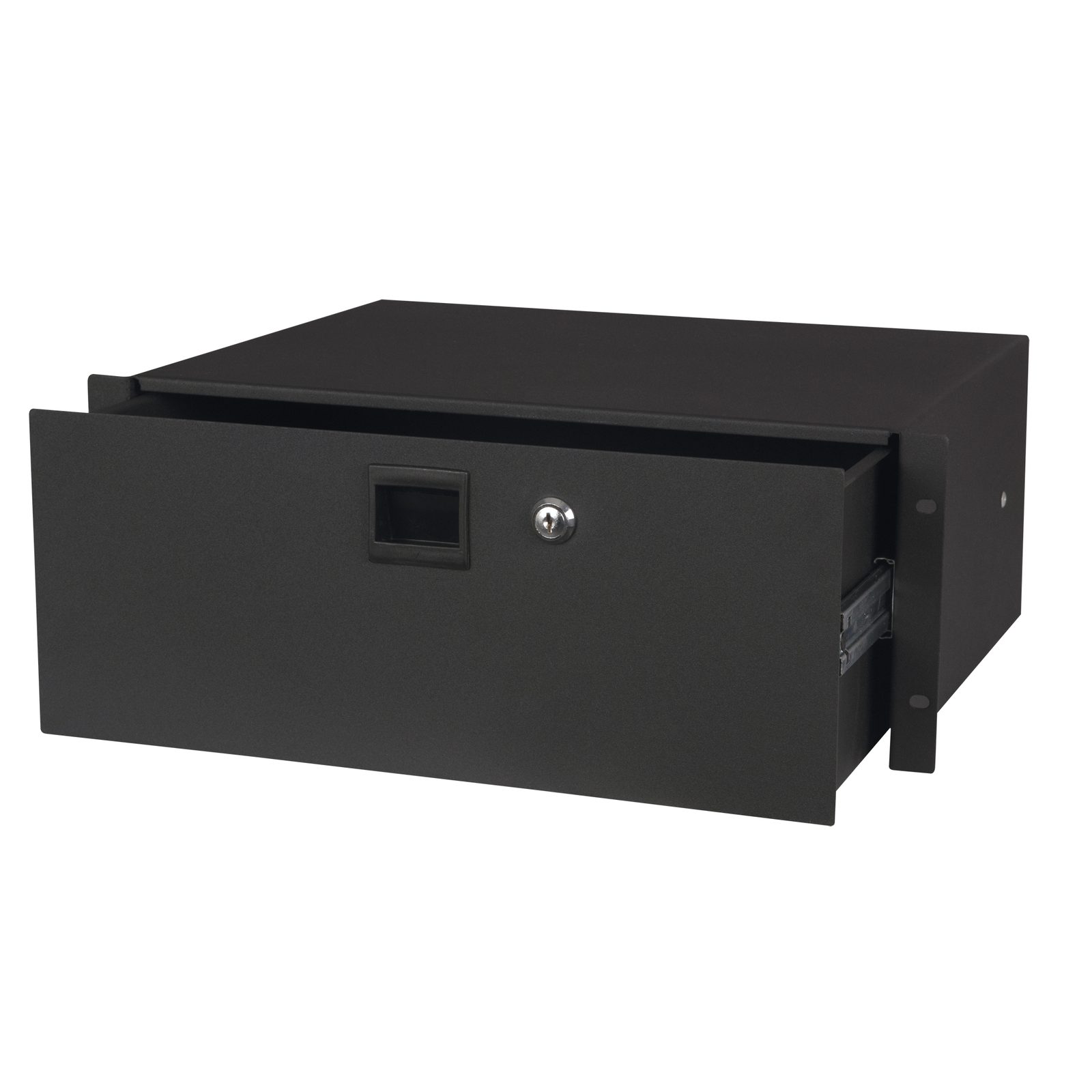 Cassetto 19" con serratura 4U nero - Showgear D7843