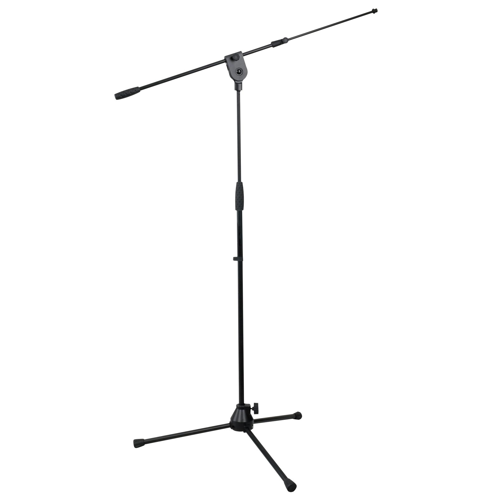 Telescopic Microphone Boom Stand Pro in alluminio - Altezza 85-143 cm, braccio telescopico 58-90 cm - Showgear D8304