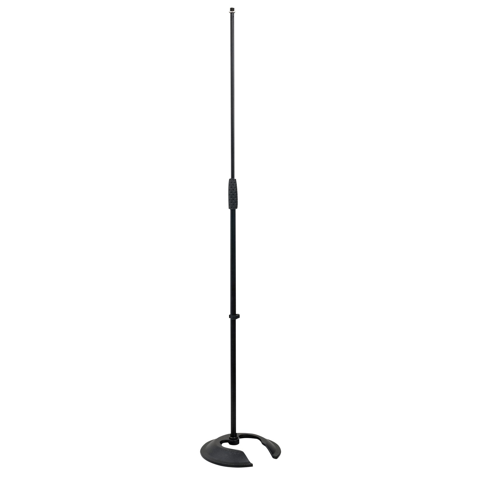 Microphone Stand in alluminio con base rotonda - Altezza 87-150 cm - Showgear D8306