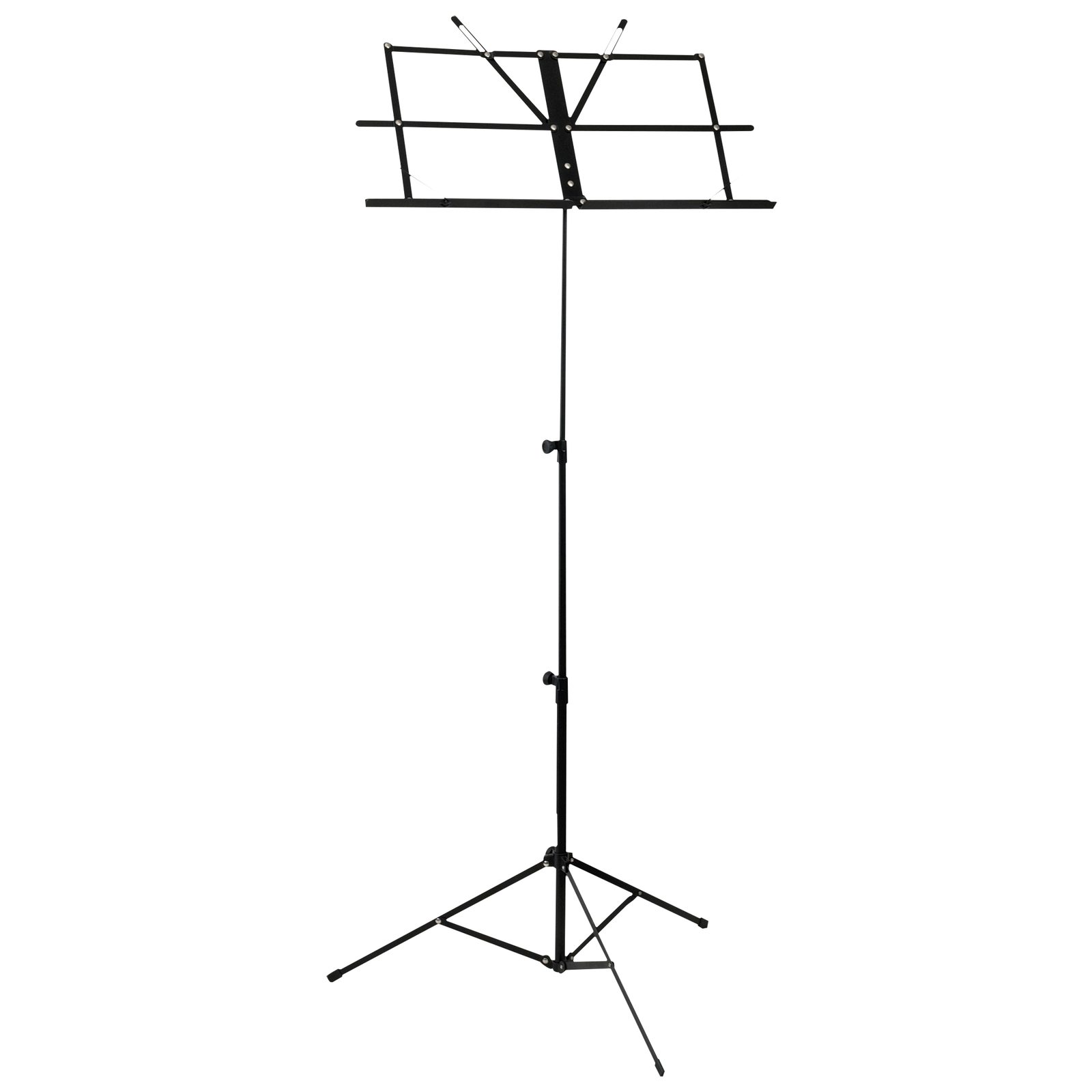 Leggio musicale Lite pieghevole in metallo, regolabile 48-107 cm - Showgear D8350