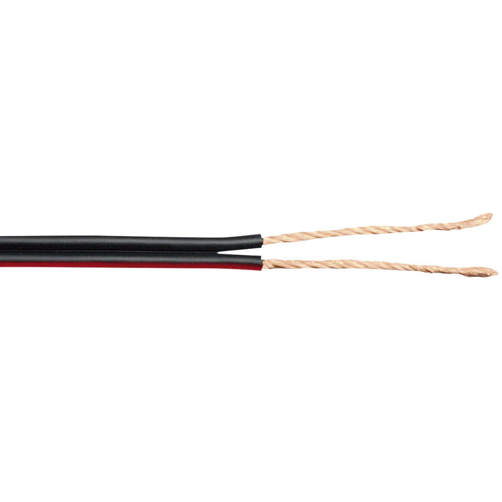 Cavo altoparlante 2x2.5 mm² 100m su bobina nero/rosso - DAP D9103