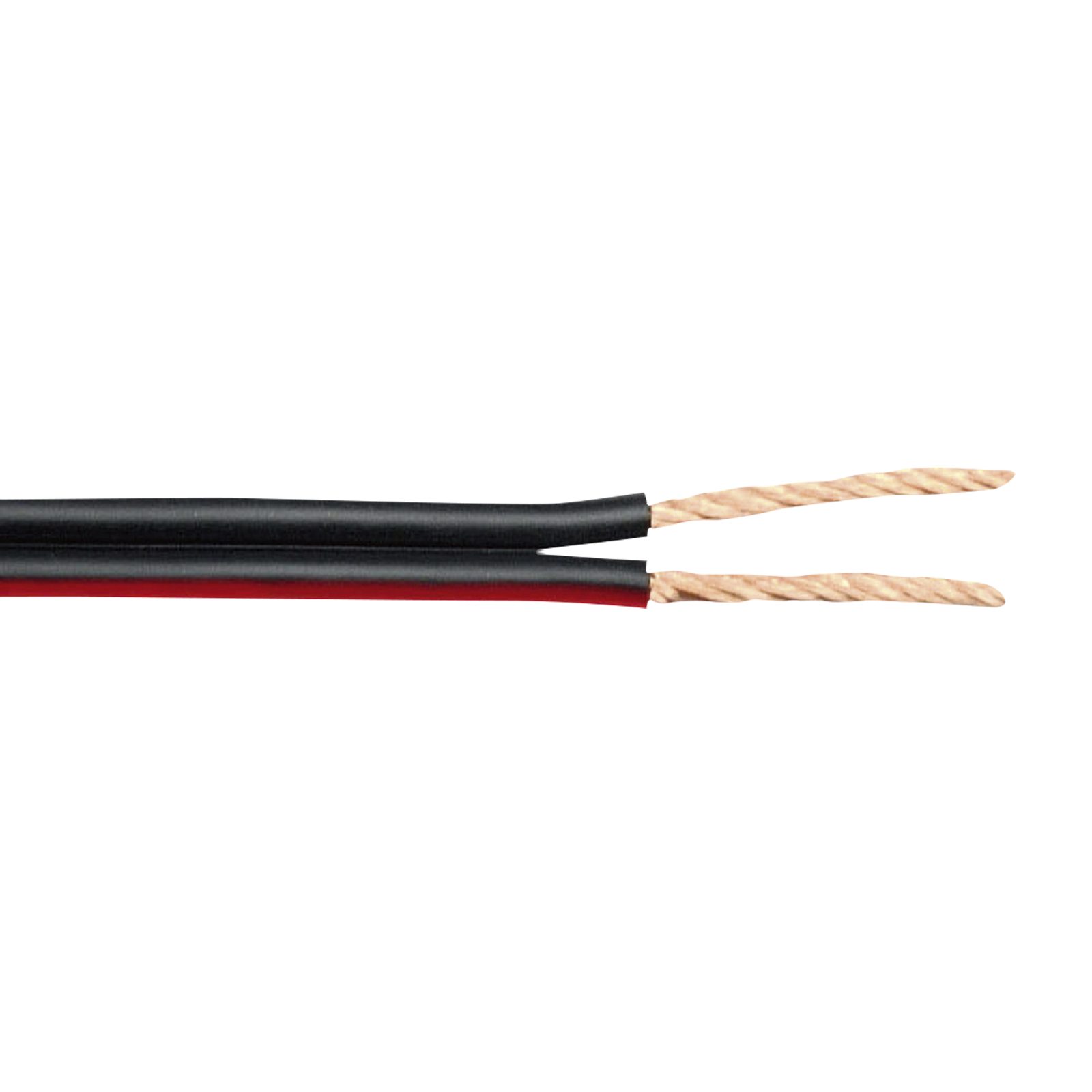Cavo altoparlante 2x4 mm² 100m su bobina nero/rosso - DAP D9104