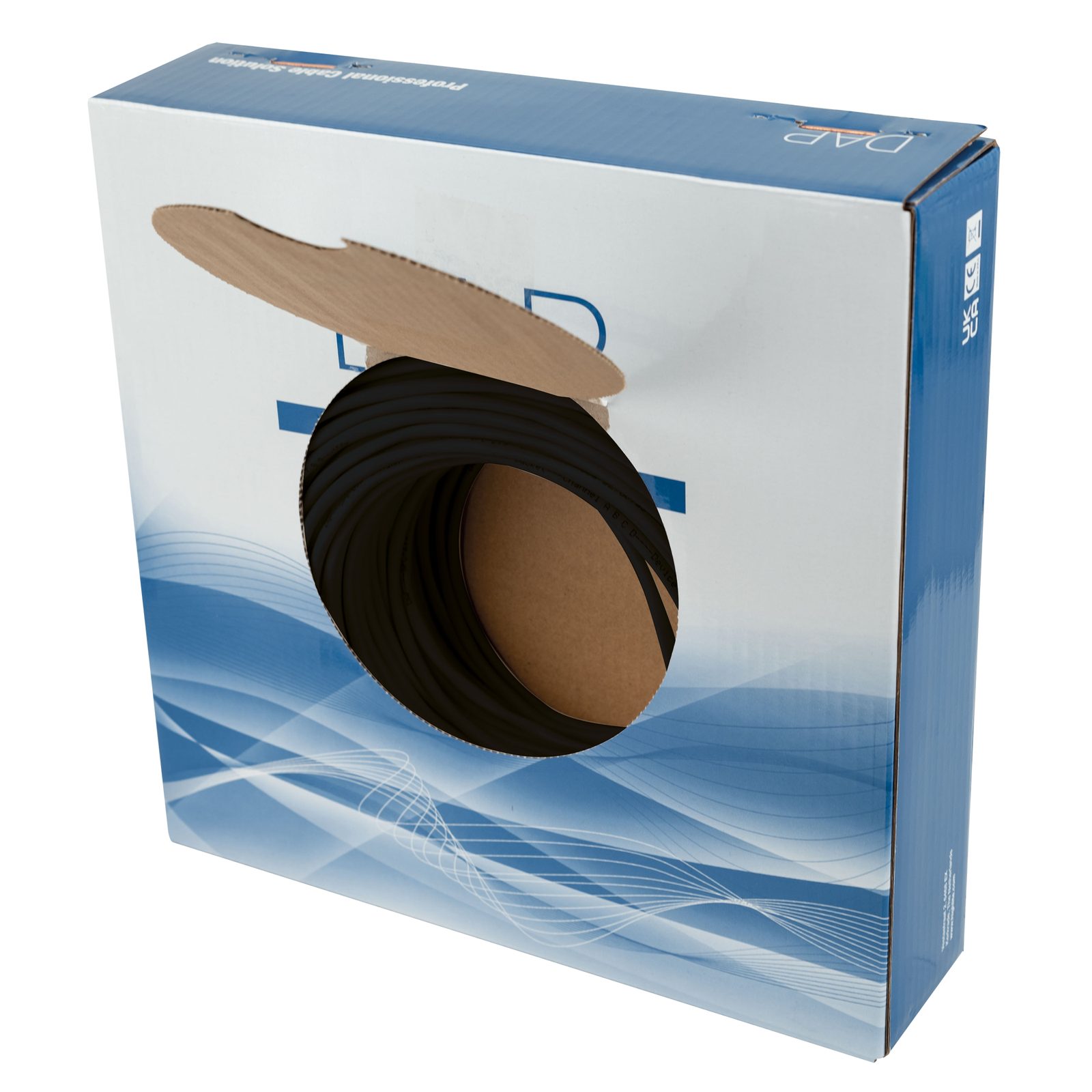 Cavo altoparlanti CPR 2x0.75mm² 100m nero - DAP D9210