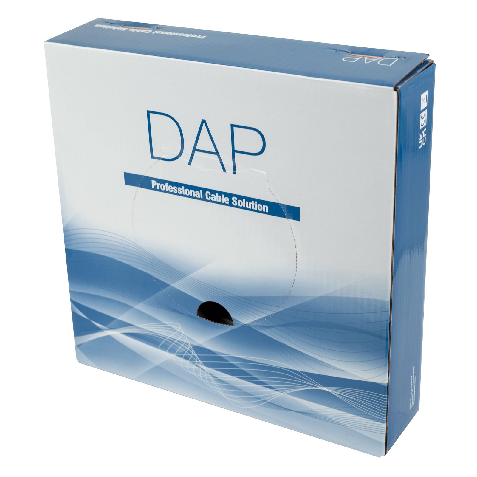 Cavo altoparlanti CPR 2x0.75mm² 100m nero - DAP D9210