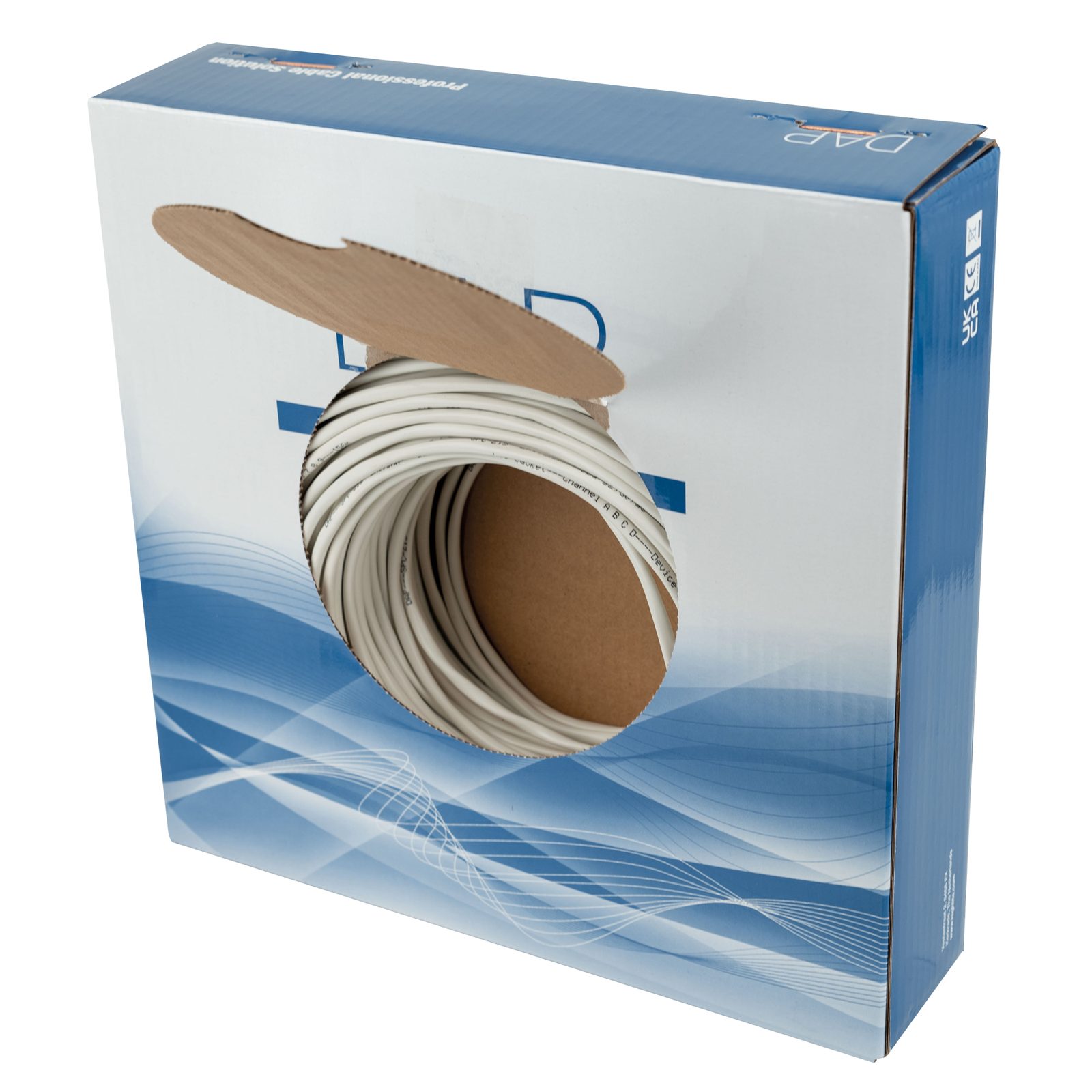 Cavo altoparlanti SPC-225 2.5mm² CPR Dca-s2-d0-a3 100m bianco su bobina - DAP D9221