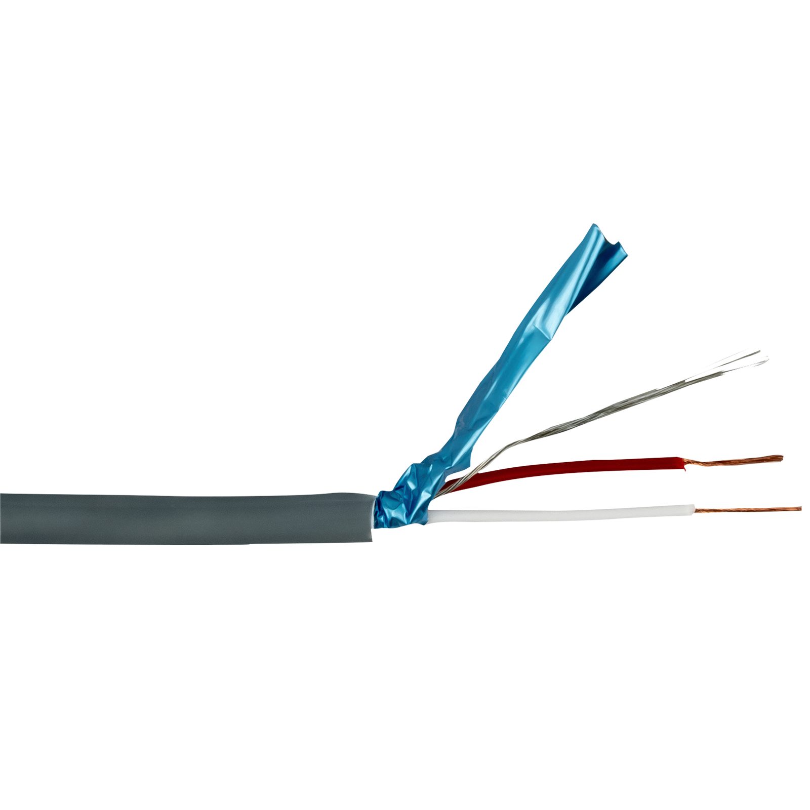 Cavo microfonico MC-222 CPR 2x0.2mm² 100m Grigio - DAP D9380
