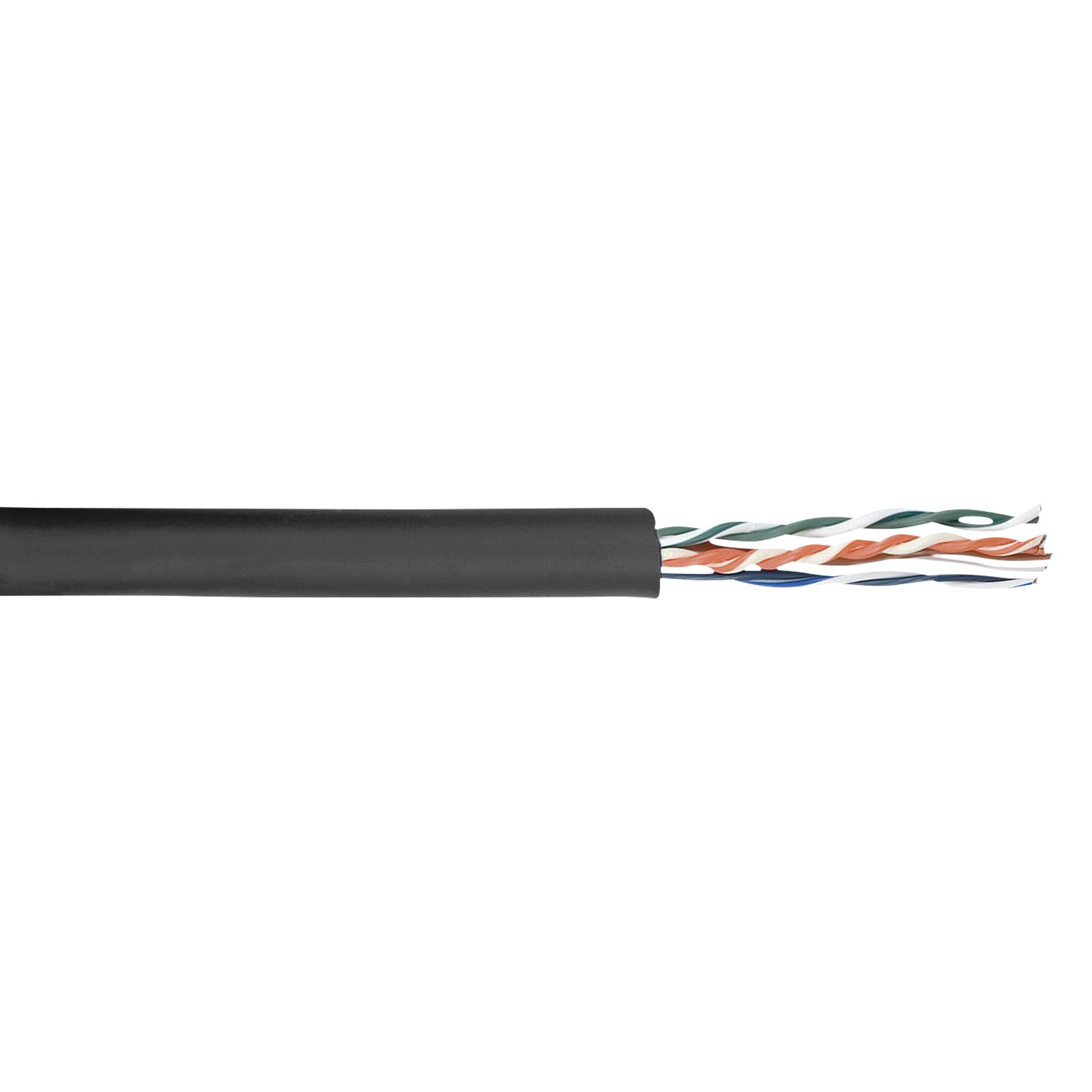 Cavo Cat5e flessibile 100m su bobina nero - DAP D9409B