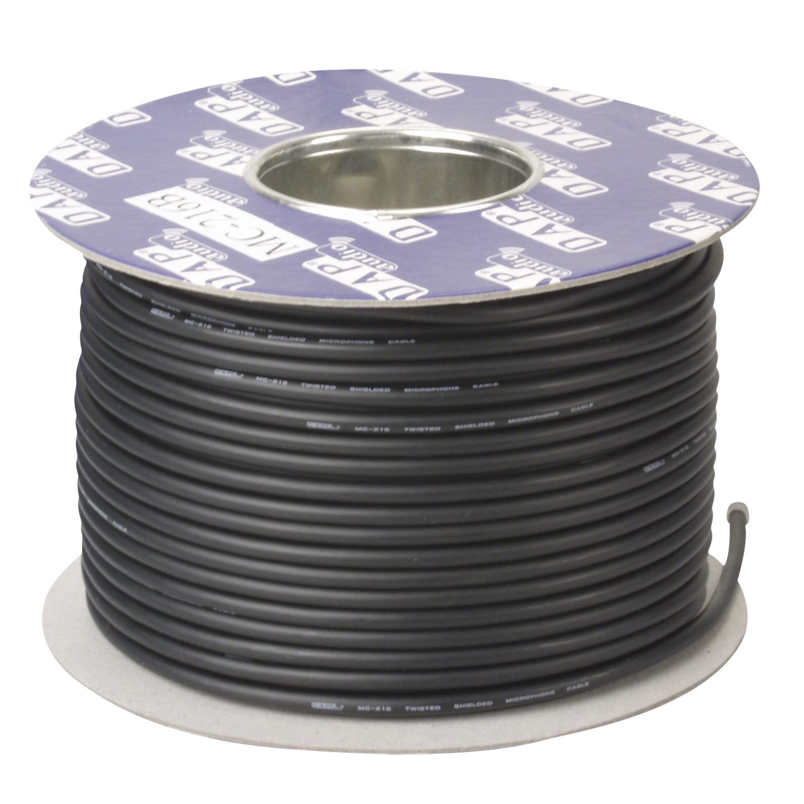 Cavo microfonico doppio isolamento MC-226 100m nero - DAP D9432B