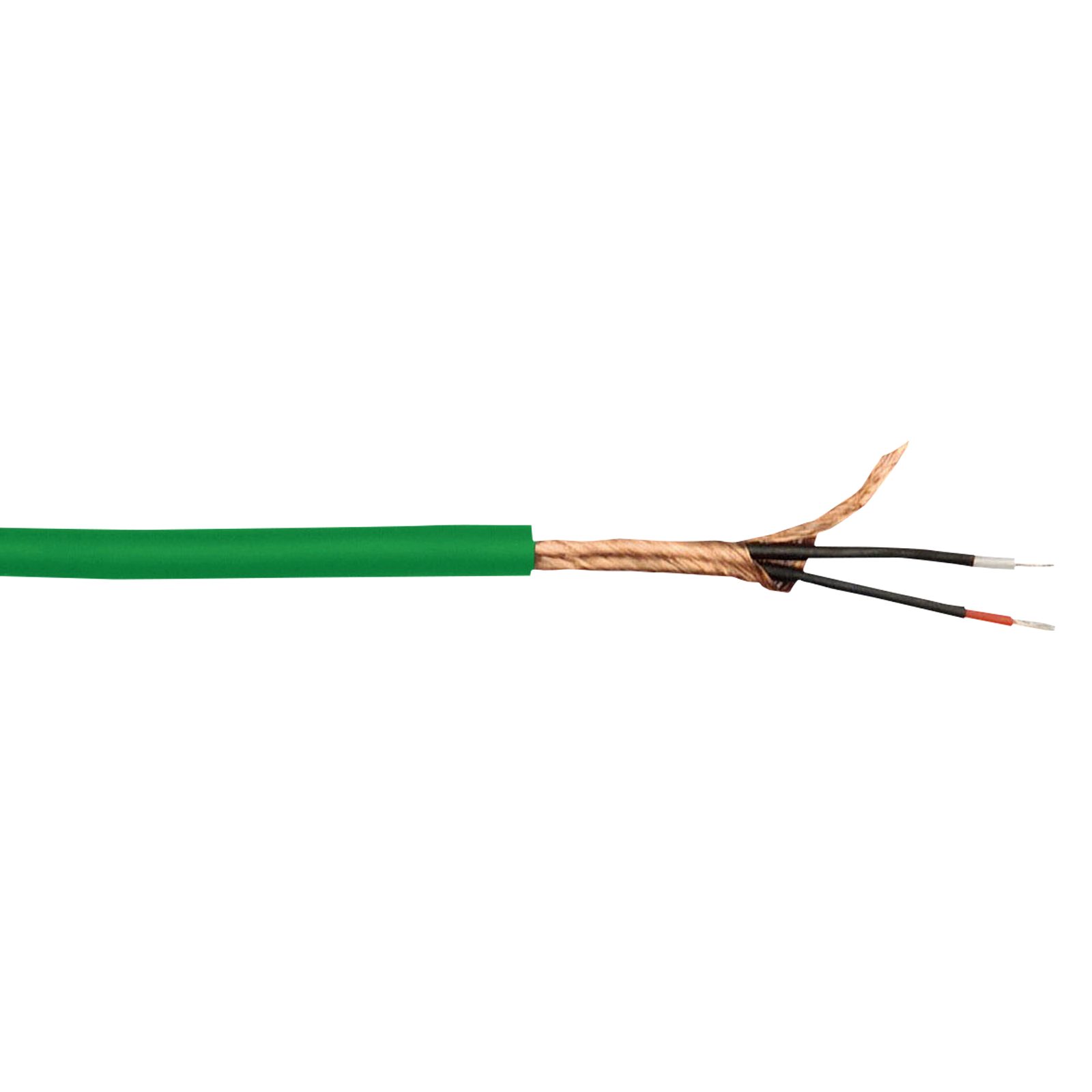 Cavo microfonico doppio isolamento MC-226 100m verde - DAP D9432G