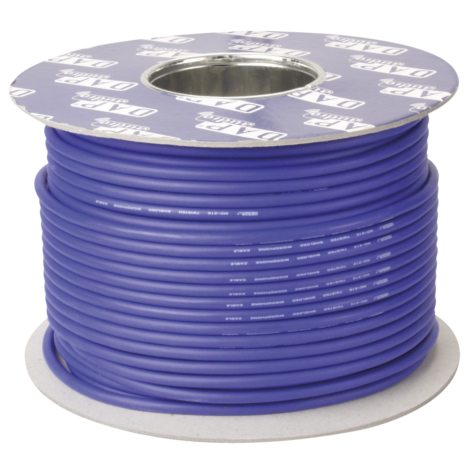 Cavo microfonico doppio isolamento 100 m su bobina Blu - DAP D9432U