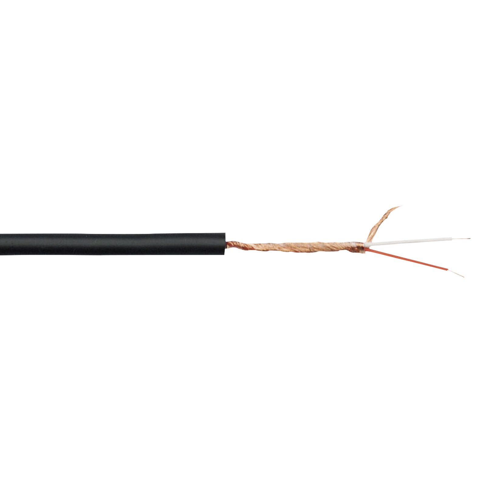 Cavo microfonico/di linea 6mm 100 m su bobina Nero - DAP D9435B