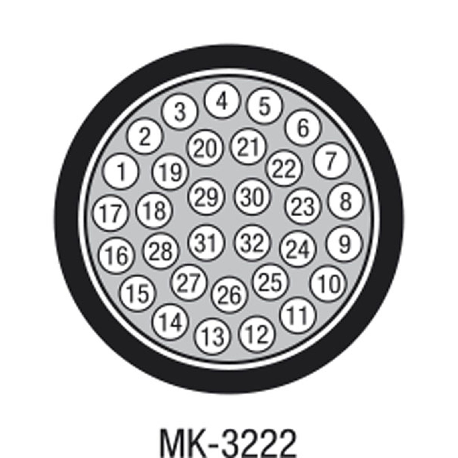 Cavo multicoppia audio MK-3222 Dark Blue - DAP D9448