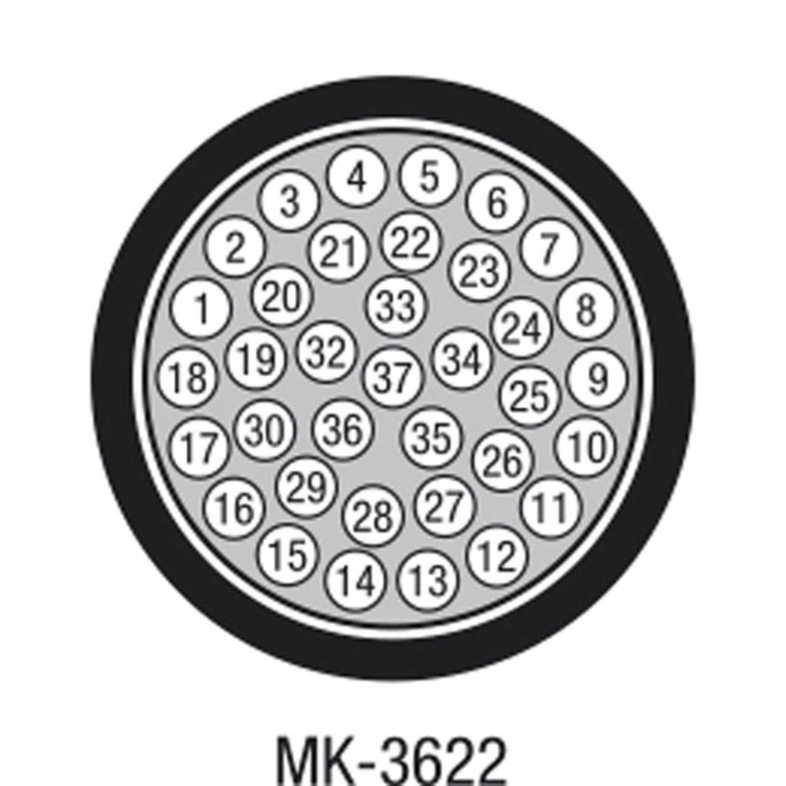 Cavo multicoppia audio MK-3622 Dark Blue - DAP D9449
