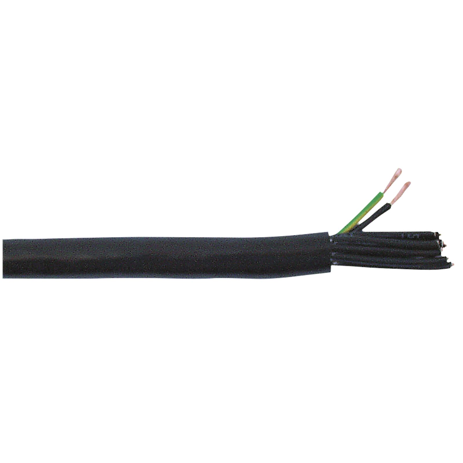 Multicavo alimentazione 240V 1.5mm² 1m 14 conduttori nero su rocchetto - DAP D9492