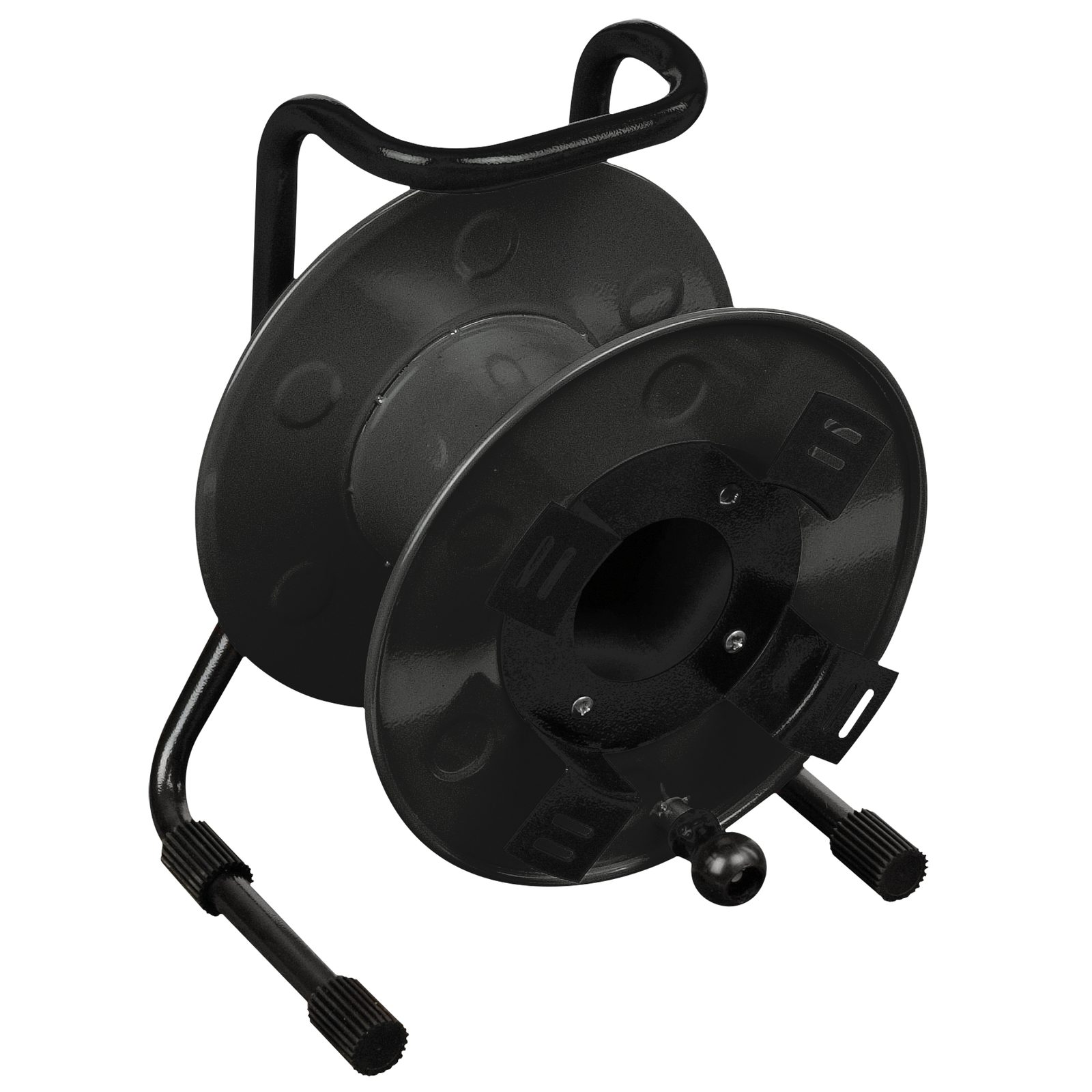 Avvolgi-cavo metallico 270mm nero - Showgear D9535B