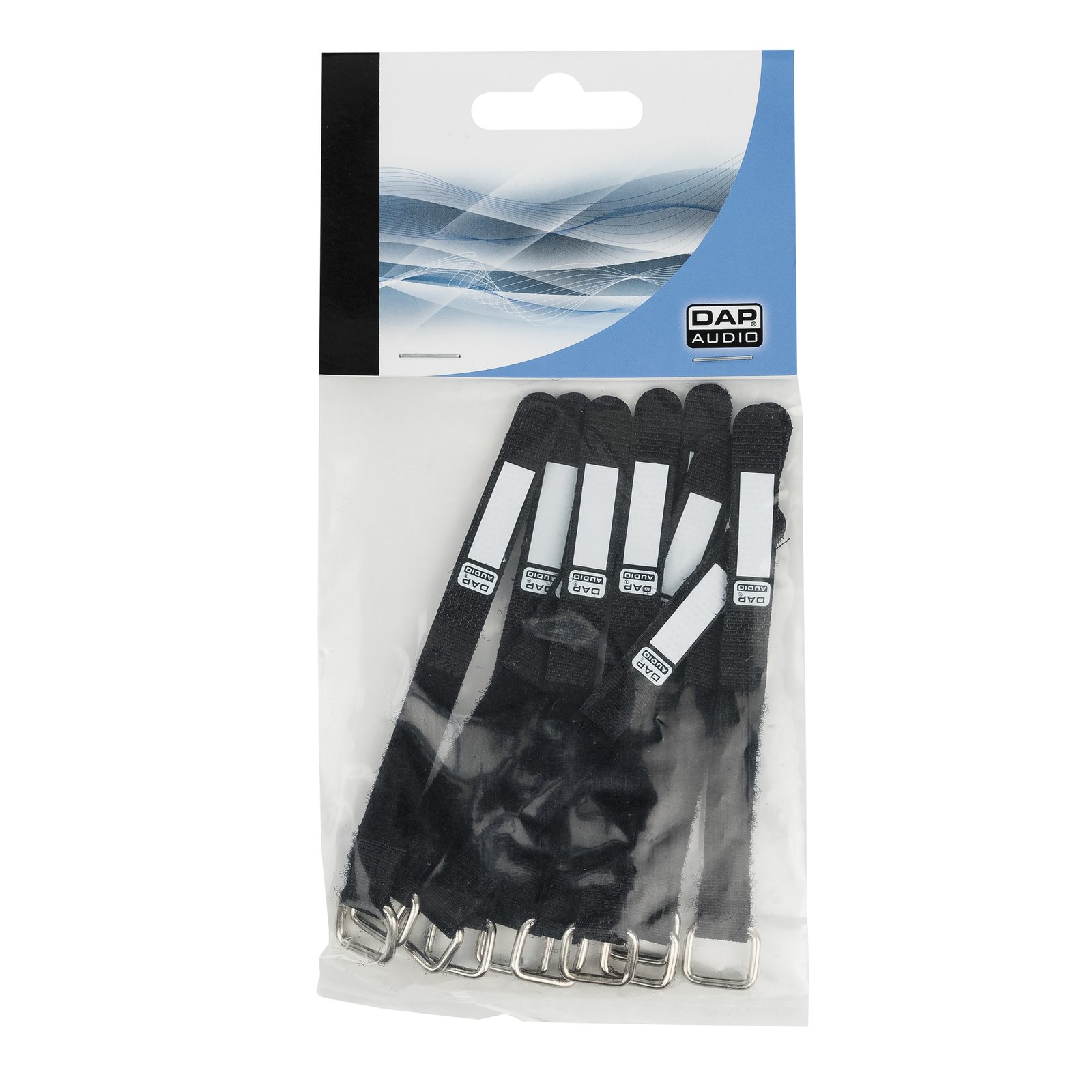 Gancio con chiusura rapida 120 x 10 mm nero - Set da 10 - Showgear D9580B