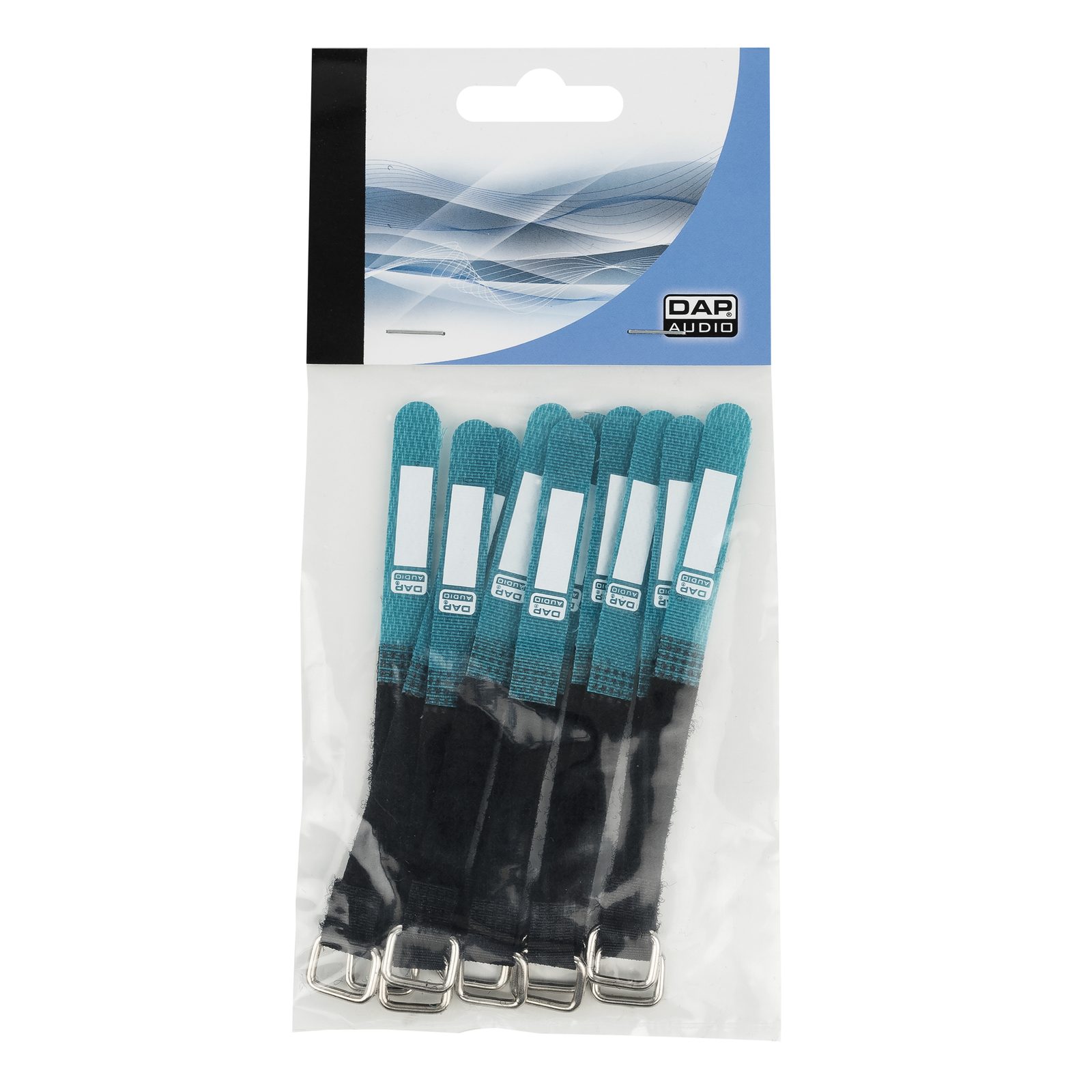 Gancio con chiusura rapida 120 x 10 mm verde - Set da 10 - Showgear D9580G