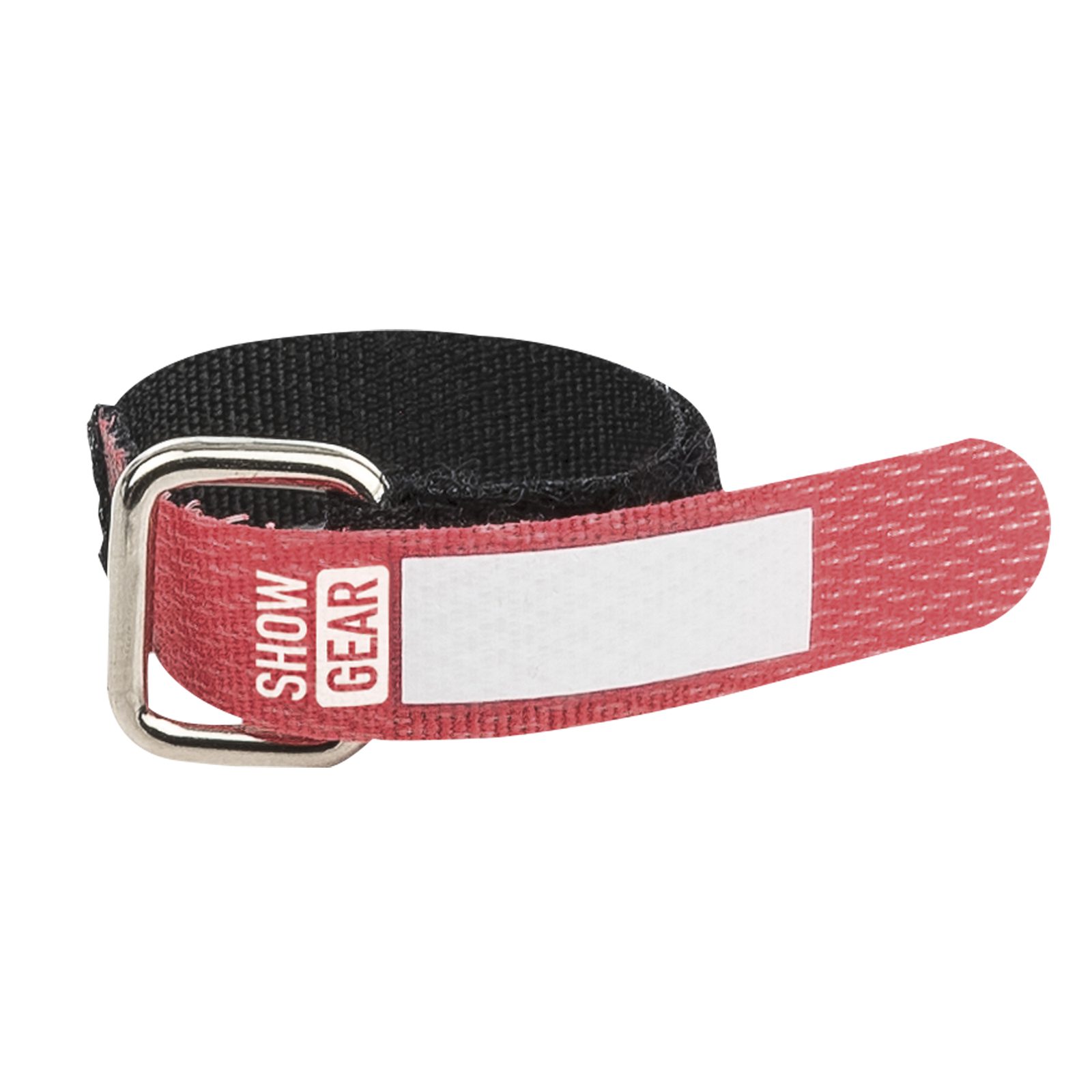 Gancio con chiusura rapida 120 x 10 mm rosso - Set da 10 - Showgear D9580R