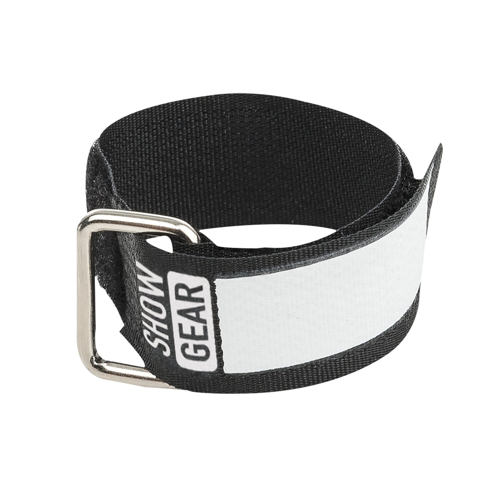 Gancio con chiusura rapida 200 x 20 mm nero - Set da 10 - Showgear D9581B