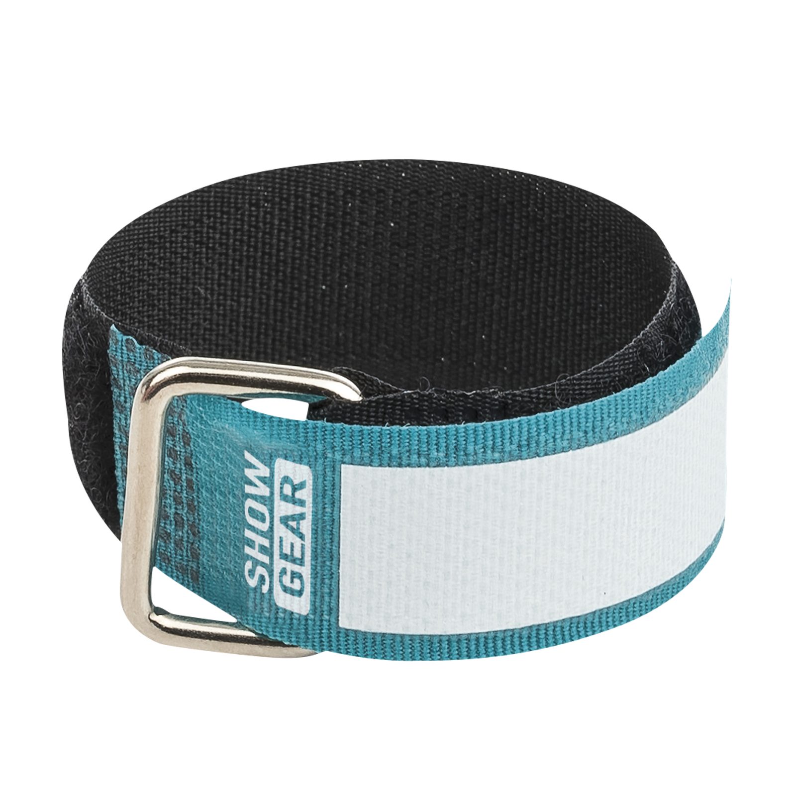 Gancio con chiusura rapida 200 x 20 mm verde - Set da 10 - Showgear D9581G