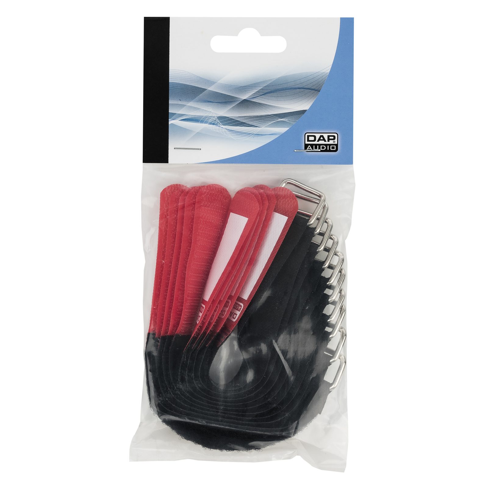 Gancio con chiusura rapida 200x20mm Rosso Set da 10 - Showgear D9581R