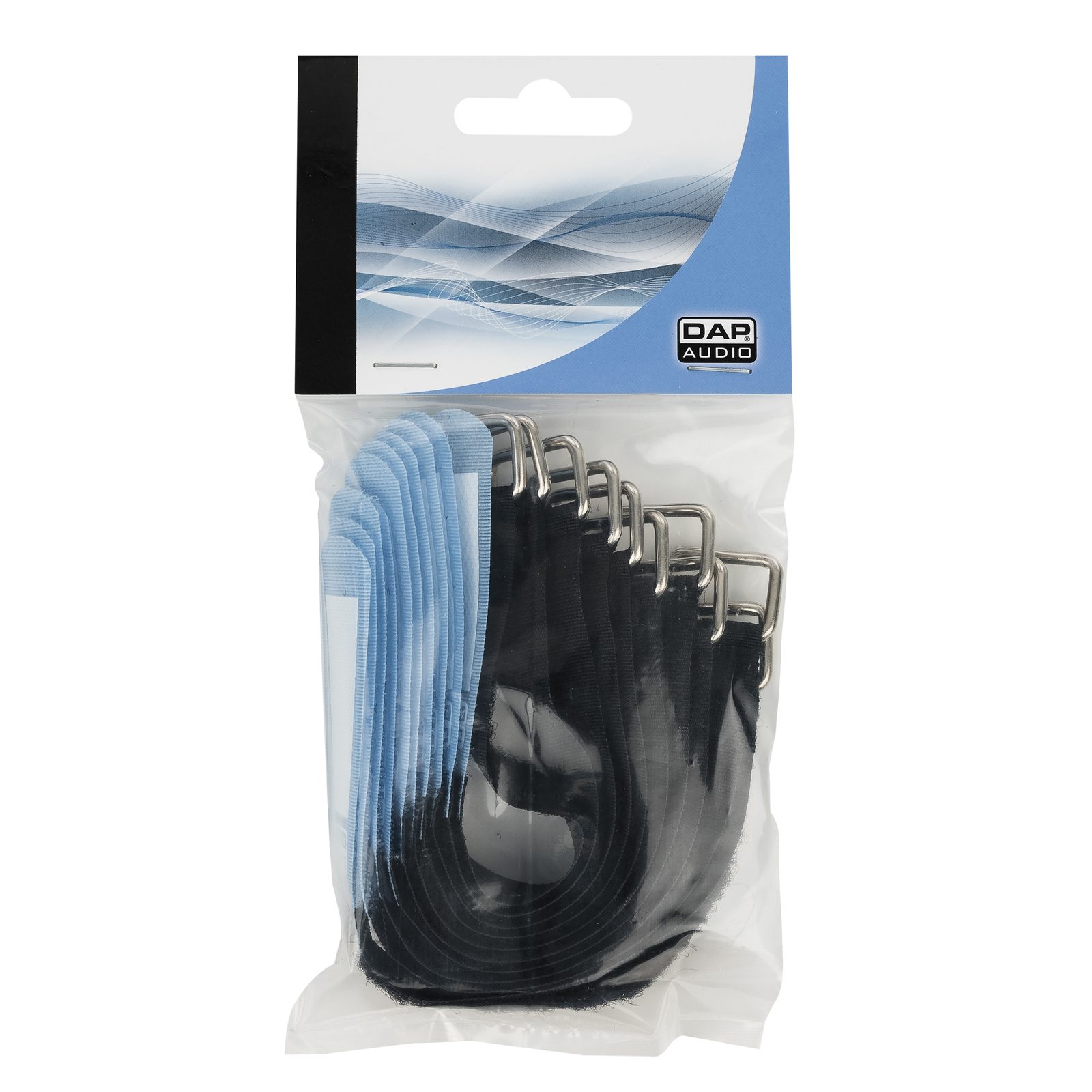 Gancio con chiusura rapida 200x20mm Blu Set da 10 - Showgear D9581U