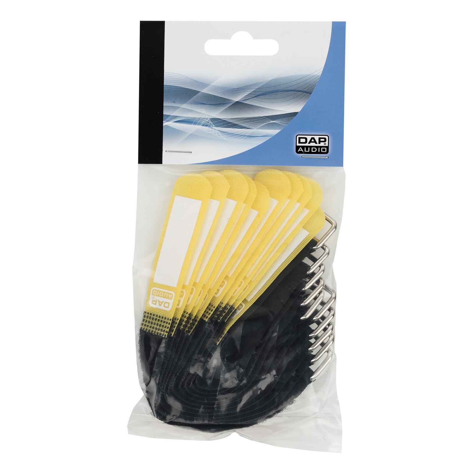 Gancio con chiusura rapida 200x20mm Giallo Set da 10 - Showgear D9581Y