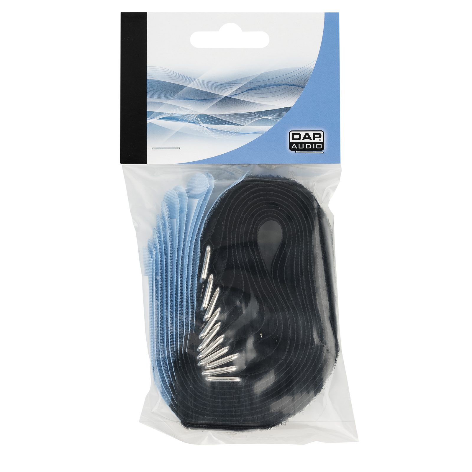 Gancio con chiusura rapida 300x20mm Blu Set da 10 - Showgear D9582U